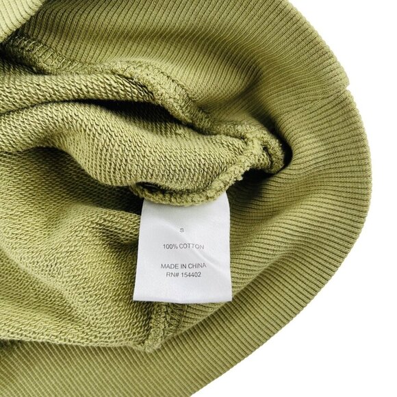 Vinyl Icons Amsterdam Olive Green Sweatshirt S 100% Cotton - Picture 3 of 6